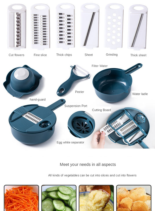 Multifunctional Vegetable Cutting Set