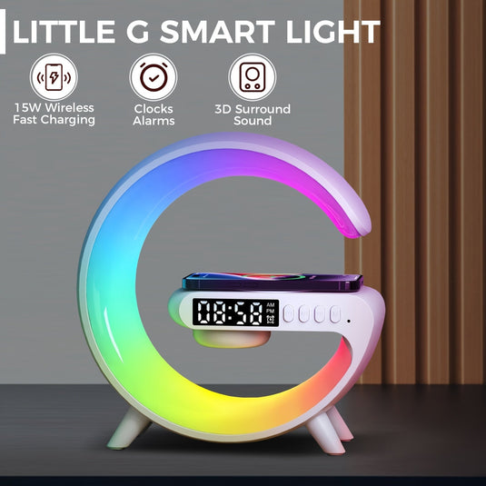INEYES Smart Lamp Wireless Charger Speaker Night Light